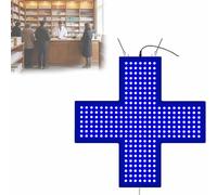 Letrero LED de neón con cadena para colgar, lámpara de letrero dispensario interior, 3 modos, siempre encendido, intermitente, intermitente general, fácil de colgar, luz brillante para tienda o