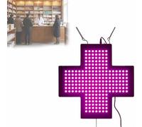 Letrero LED de neón con cadena para colgar, lámpara de letrero dispensario interior, 3 modos, siempre encendido, intermitente, intermitente general, fácil de colgar, luz brillante para tienda o