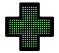 Letrero LED de neón, lámpara de cruz de farmacia, 3 modos, siempre encendido, intermitente, intermitente general para tienda, clínica, farmacia