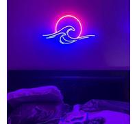 Letrero LED de Neón Regulable para Decoración de Pared - Lámpara de Noche Decorativa Acrílica para Dormitorio, Sala de Estar, Apartamento, Bar