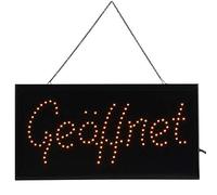 Letrero LED "Open", Letrero Iluminado Publicitario de Neón OPen Letrero de Exhibición Letrero de Luz de Neón Letrero de Decoración, para Comedor Cantina Buffet Kebab Shop 48x25x2cm(amarillo)