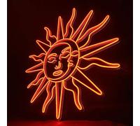 Letrero LED Puesta de sol Letreros de neón Ondas Led Luces decorativas de pared para el hogar Lámparas de noche de amanecer Montañas Decoración Luz USB Brillo ajustable