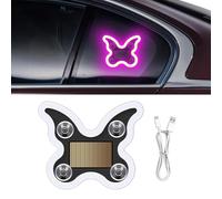 Letrero Luminoso para Ventana de Coche, iluminación de neón con Forma de Recargable | 6 Modos luz Ambiente LED para Coche - Apto para Mujeres Hombres vehículos habitación de camión