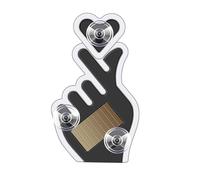 Letrero luminoso para ventana de coche, recargable, alimentado por energía solar, decoración en forma de corazón para ventana de automóvil con , para mujeres y hombres, vehículo, dormitorio