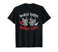 Letrero Merry Vibes Skeleton Hand Rock de Spooky Rockin Nights Camiseta