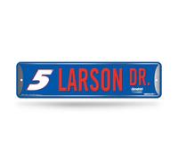 Letrero met lico de Kyle Larson de Rico Industries NASCAR Racing, 10 x 38 cm, para decoraci n del hogar, dormitorio, oficina y man cave