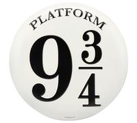 Letrero met?lico en relieve de Harry Potter: And?n 9 3/4 - Letrero vintage de Harry Potter para dormitorio o sala de cine