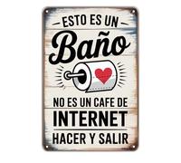 Letrero Metal El Bourbon Entra, La Sabiduría Sale Vintage Cartel De Hierro Interior Placa De Metal Pared Arte para Baño Cuarto De Lavado Hogar 30X20Cm