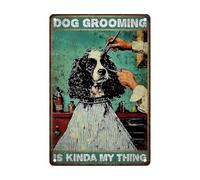 Letrero Metal El Cuidado De Los Perros Es Algo Que Me Gusta Mucho. Divertidos Placas Artística Placa De Pared Póster Para Al Aire Libre Sala De Estar Club 30X20Cm