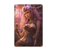 Letrero Metálico Chicas Sexys Steampunk Pared Cartel De Metal Perfecto Cartel De Hojalata Para Cafetería Hombre Cueva Taller S
