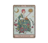 Letrero Metálico La Carta Del Tarot De La Tejedora Chapas Metalicas Retro Cartel De Chapa Nostalgic-Art Póster Para Hogar Garaje Casa Campo 20X30cm
