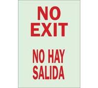 Letrero Metálico No Hay Salida No Hay Salida Seguridad Y Admisión Salida N.° 6196 Seguridad - Pared Cartel De Hojalata Humor Para Cafetería Taller S