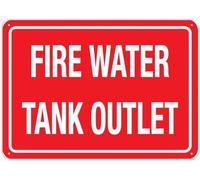 Letrero Metálico Salida De Agua contra Incendios Cartel De Hojalata Humor Tin Sign para Restaurante Club Cafetería M