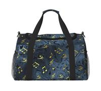 Letrero Musical de música Metal,Bolsas Deportivas, Bolsos de Viaje Deportivos Cruzados de Mano, Bolsas de Viaje de Gran Capacidad para Mujeres y Hombres.