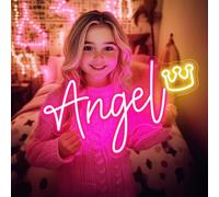 Letrero Neón Personalizado Decoración de Pared LED Neón Letras Luminoso Decoracion Habitacion Aesthetic,Luces de Neon Personalizadas Para Bodas,Cumpleaños,Fiesta de Hogar,Bar,Tiendas(26-150cm)