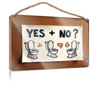 Letrero pequeño con texto en inglés "No Soliciting" para elegir entre opciones de sí o no. Letreros para exteriores y decoración de verano (20 x 30 cm)