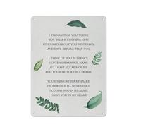 Letrero rústico de metal con cita: «Pensé en ti hoy, pero eso no es nada nuevo. Pensé en ti ayer». Póster de 30x40 cm (12x16 pulgadas).