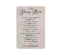 Letrero rústico de metal para decoración de pared: "Para mi madrastra, a quien quizás no me hayas dado". Póster/Pintura/Arte para madrastra. Impresión artística. Regalo para el Día de la Madre o cu