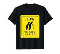 Letrero Slow Children At Play Camiseta
