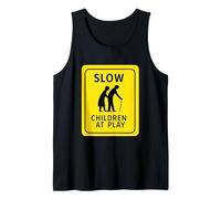 Letrero Slow Children At Play Camiseta sin Mangas