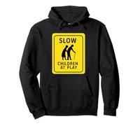 Letrero Slow Children At Play Sudadera con Capucha
