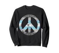 Letrero Vintage de DemiBoy Peace con Bandera semimasculina Sudadera