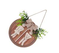 Letreros de baño para decoración de hombre y mujer, accesorios para puertas, letreros de baño unisex divertidos para negocios, granja, placas de madera decorativas para colgar en la pared