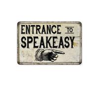 Letreros de Chico Creek, entrada a un bar clandestino, decoraci n, letreros de bares clandestinos, decoraciones de la Prohibici n del Gran Gatsby