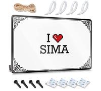 Letreros de decoración de cocina estilo vintage | I Love Sima - Decoración para el hogar (20 x 30 cm)