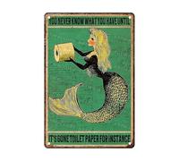 Letreros De Estaño Nunca Sabes Lo Que Tienes hasta Que Lo Pierdes. Papel Higiénico. Vintage Cartel De Metal Decorativo Placa De Metal para Cuarto De Lavado Garaje Playa 30X20Cm