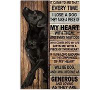 Letreros de hojalata vintage con texto "Labrador It Come Me That Everytime I Lose A Dog" (Se me ocurrió que cada vez que pierdo un perro), póster para el hogar, cocina, bar, sala, garaje, regalo dive