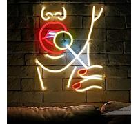 Letreros de luz de neón LED para dama, lámpara de señal, letrero de pared, arte decorativo S, palabras para el hogar, dormitorio, decoración de habitación, hecho a mano, juego de barra de neón real