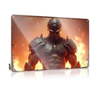 Letreros de metal con texto en inglés "Funny Man Cave Black Knight: The Fiery Guardian" (20 x 30 cm)