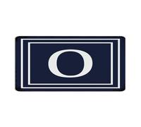 Letreros de metal para colgar con monograma inicial de letra O para exteriores, retro, para pared, guión de familia, nombre familiar, decoración del hogar, placa de metal para cafetería, casa de