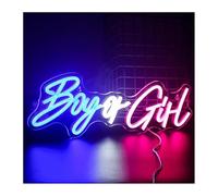 Letreros de neón para Colgar para lámpara de neón Palabra prestada Luz para Letrero Niño o Niña LED