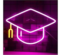 Letreros de neón para Colgar para lámpara de neón, Palabra prestada para Letrero LED Gorra Soltero, luz acrílica