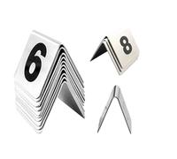 Letreros Numéricos Apilables, Material De Acero Inoxidable A Prueba De Herrumbre, Números Claros Y Que Se Desvanecen, Letreros Numéricos Independientes(1-10)