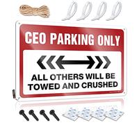 Letreros para garaje CEO Parking Only Tin Sign Home Bar Metal Signs Hot Cocoa Bar Decor (tamaño : 20 x 30 cm)