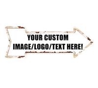 Letreros personalizados con diseño con tu propia imagen/logotipo/texto, letrero de metal estilo vintage para pared al aire libre, señales de carretera, decoración de interiores, regalo de negocios y
