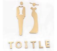 Letreros unisex para baños, Letrero/cartel unisex for puerta de baño for hombres y mujeres, letrero for inodoros, decoración de baños,