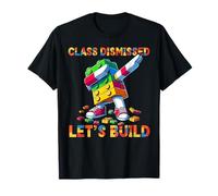 Let's Build Funny Blocks Bricks Toy Lovers Master Builder Camiseta
