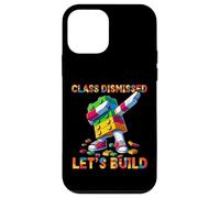 Let's Build Funny Blocks Bricks Toy Lovers Master Builder Carcasa para iPhone 12 Mini
