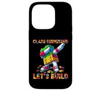 Let's Build Funny Blocks Bricks Toy Lovers Master Builder Carcasa para iPhone 14 Pro