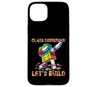 Let's Build Funny Blocks Bricks Toy Lovers Master Builder Carcasa para iPhone 15 Plus