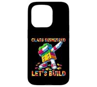 Let's Build Funny Blocks Bricks Toy Lovers Master Builder Carcasa para iPhone 15 Pro