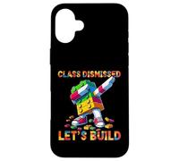 Let's Build Funny Blocks Bricks Toy Lovers Master Builder Carcasa para iPhone 16 Plus