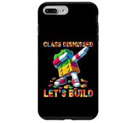 Let's Build Funny Blocks Bricks Toy Lovers Master Builder Carcasa para iPhone 7 Plus/8 Plus