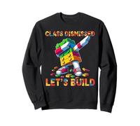 Let's Build Funny Blocks Bricks Toy Lovers Master Builder Sudadera