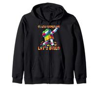 Let's Build Funny Blocks Bricks Toy Lovers Master Builder Sudadera con Capucha
