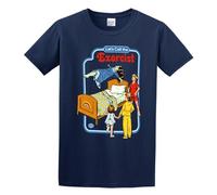 Let's Call The Exorcist Pullover Top Tight EU Size Trend Take out T-Shirt Navy 3XL